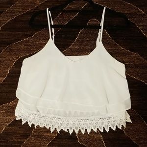 White Lush Tank Top